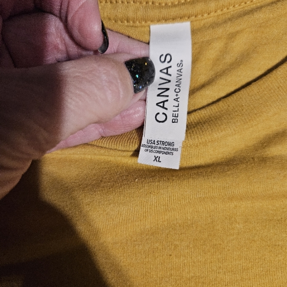 Mustard Yellow Crew Neck T-Shirt